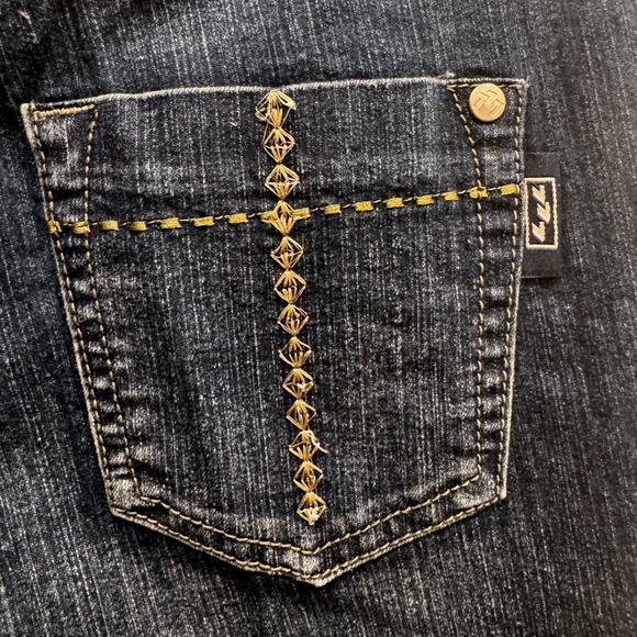 Triple 7 Glam Jeans Fashion Nova Size 9 EUC‎ - Picture 5 of 8